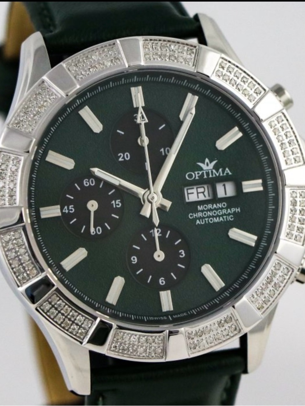 Optima - MORANO
Diamond Valjoux automatic -